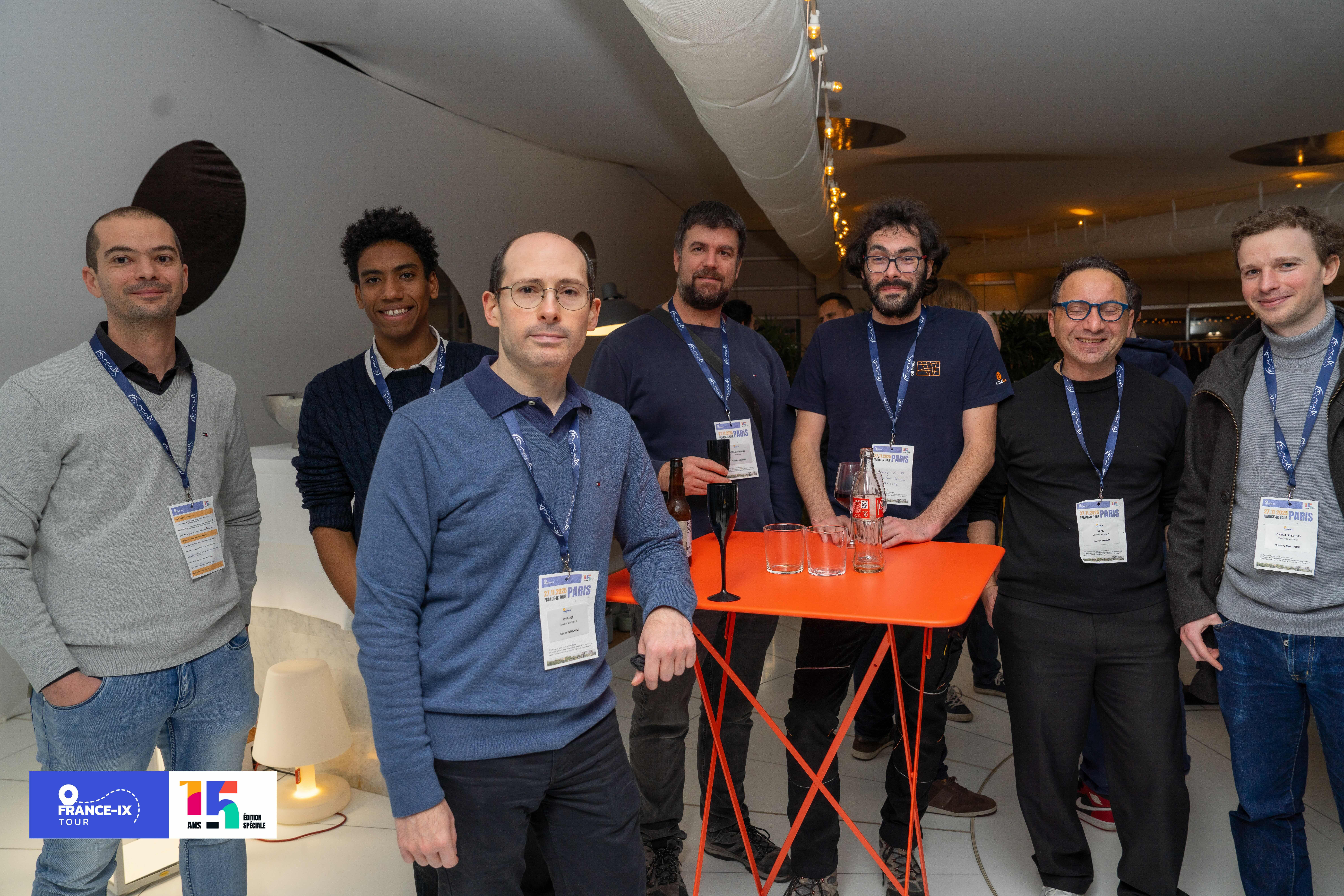 Image 6 - Photos représentant l'événement France-IX Tour, à Paris, en novembre 2025