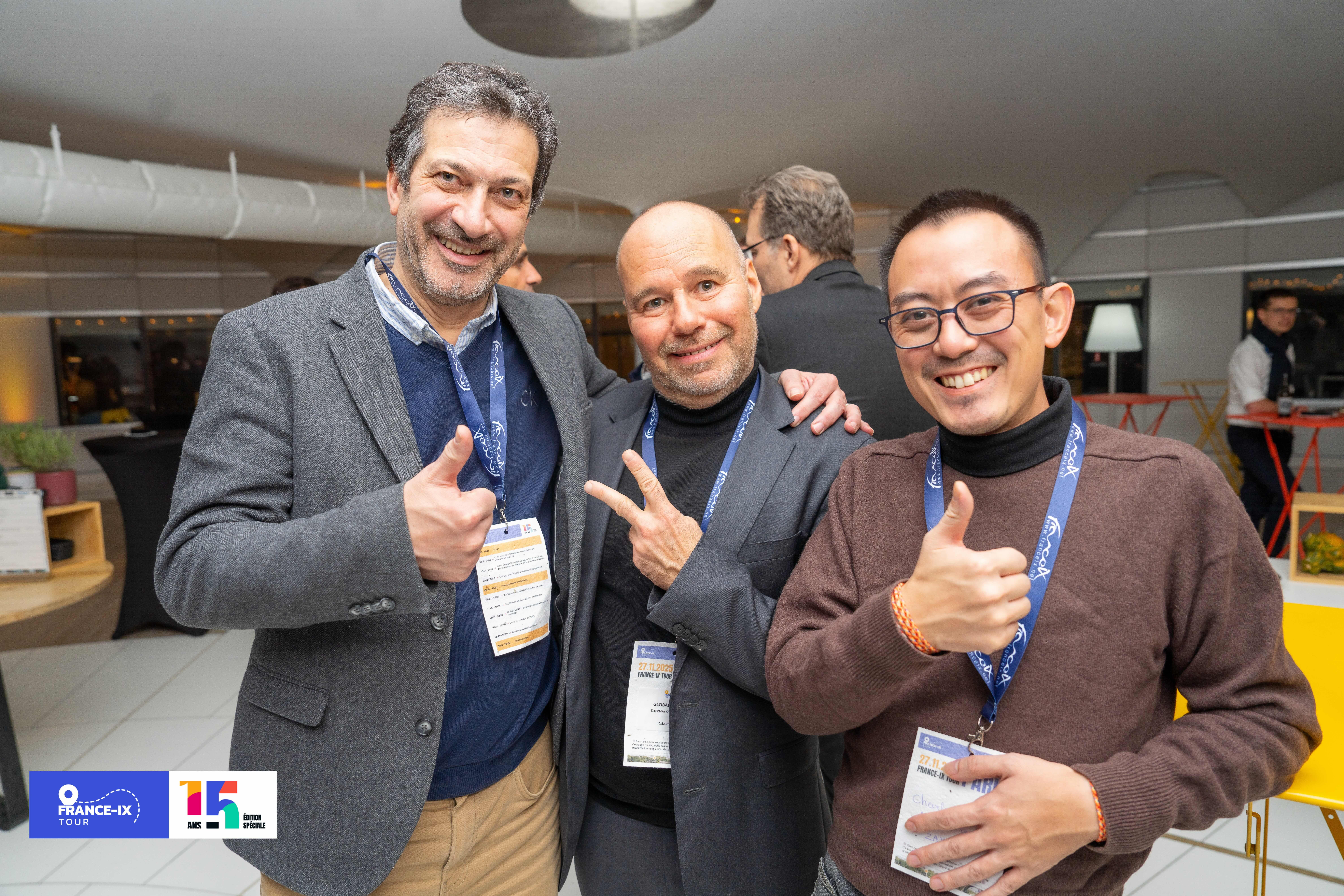 Image 5- Photos représentant l'événement France-IX Tour, à Paris, en novembre 2025