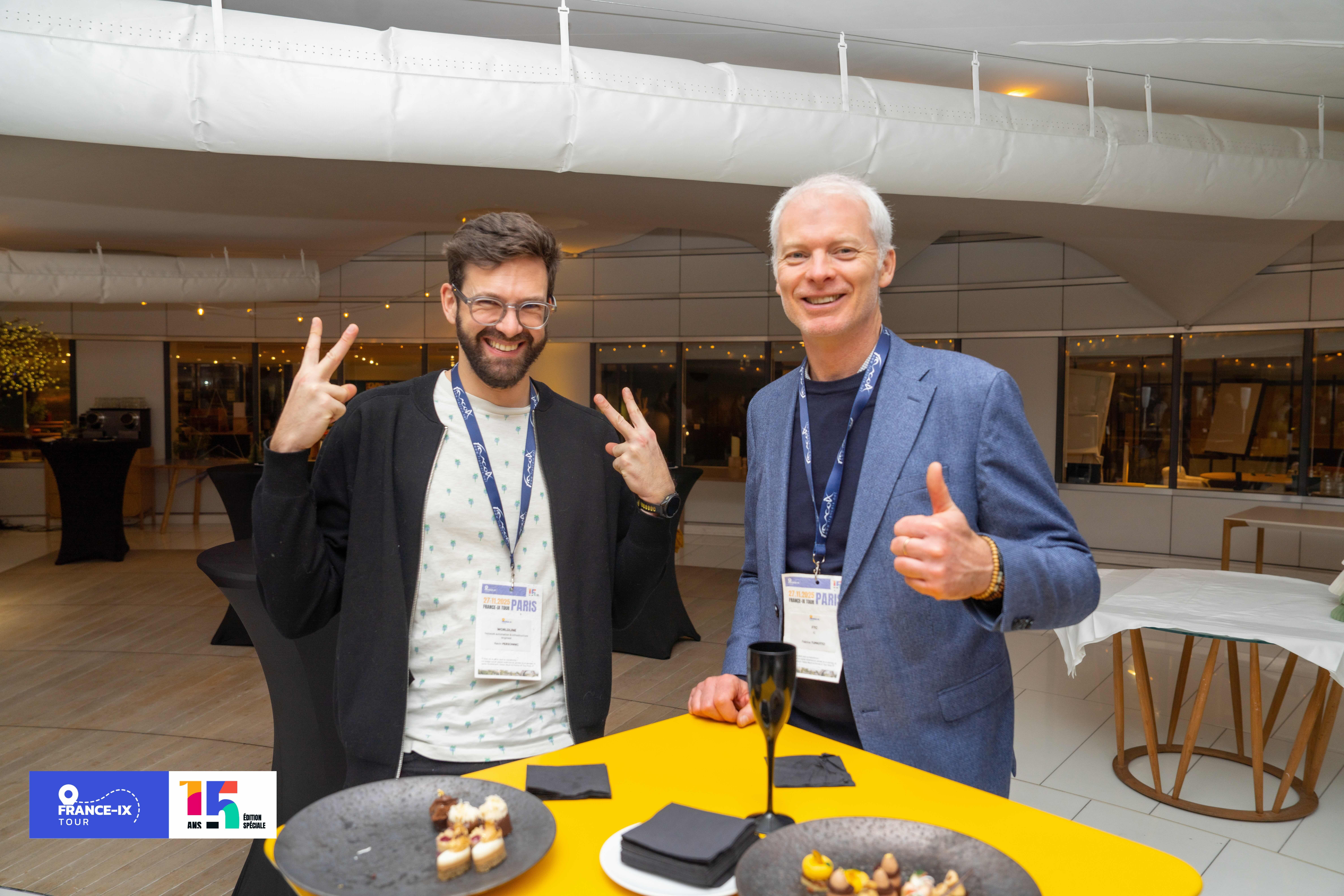 Image 4 - Photos représentant l'événement France-IX Tour, à Paris, en novembre 2025